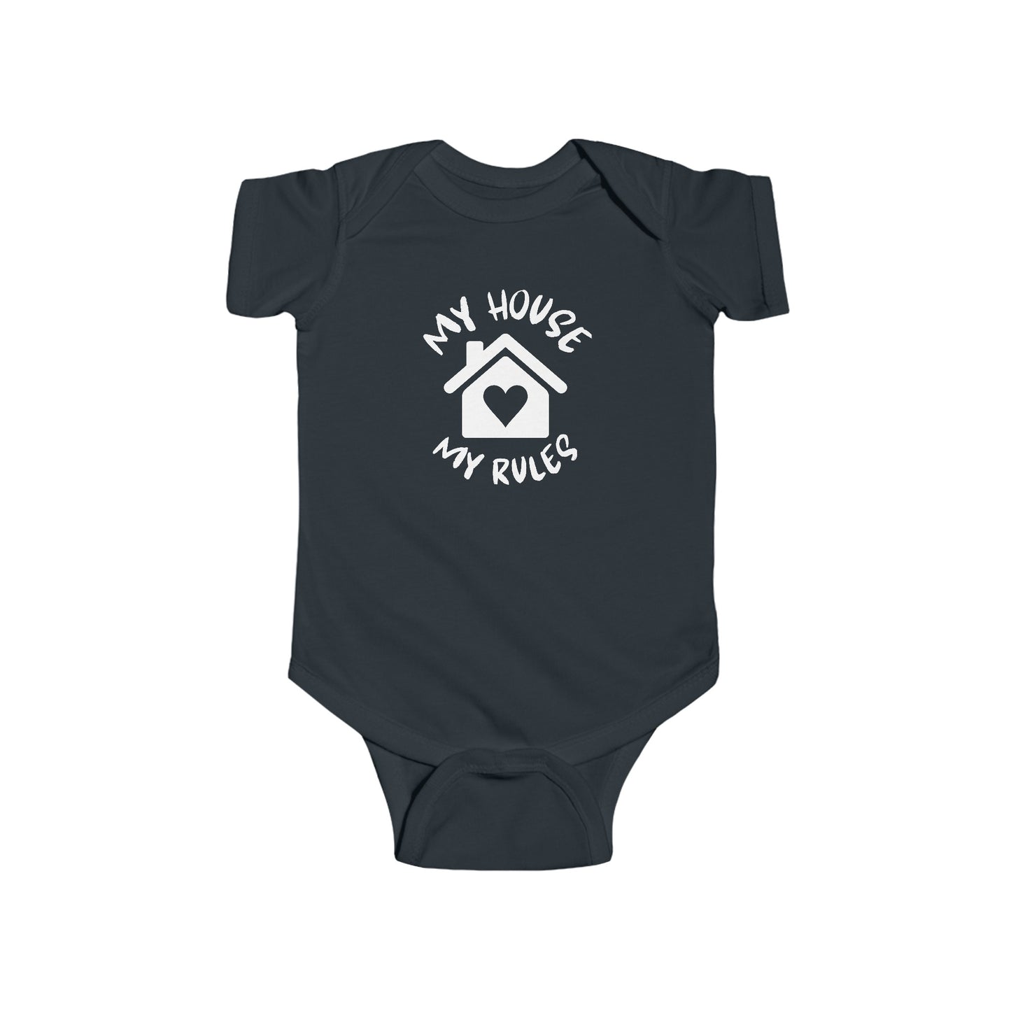 My House My Rules Infant Fine Jersey Bodysuit