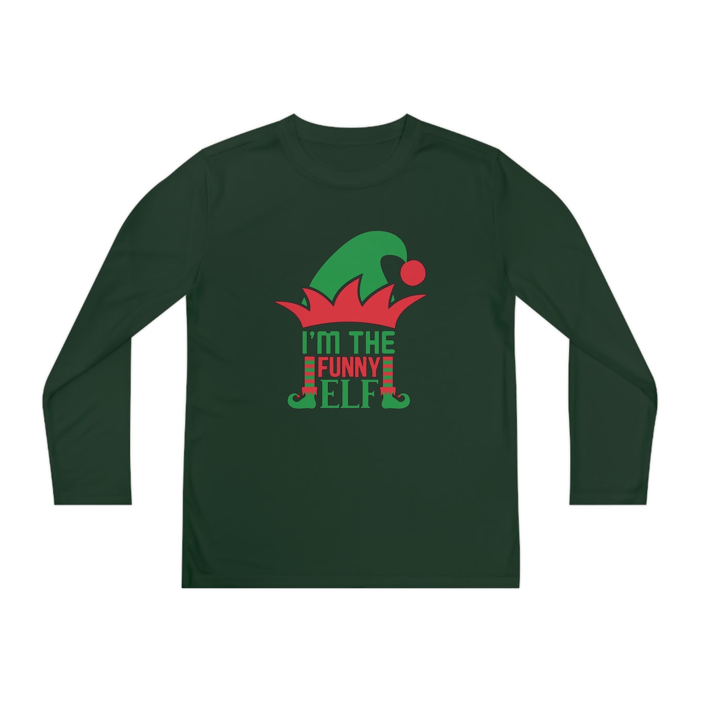 I'm The Funny Elf Youth Long Sleeve Tee