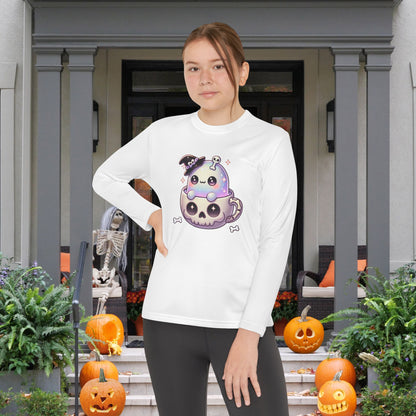 Skully Sips Youth Long Sleeve Tee