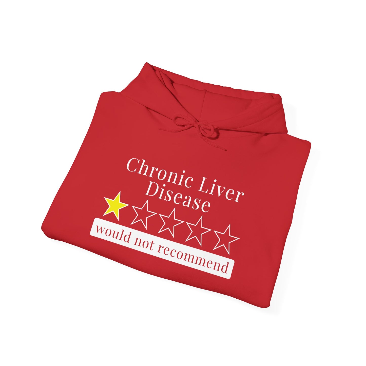 Chronic Liver Disease 1 Star Would Not Recommend Heavy Blend™ Hooded Sweatshirt