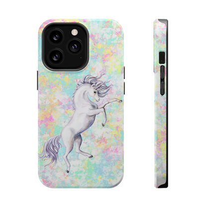 Pastel Pegasus MagSafe® Compatible Tough Case for iPhone