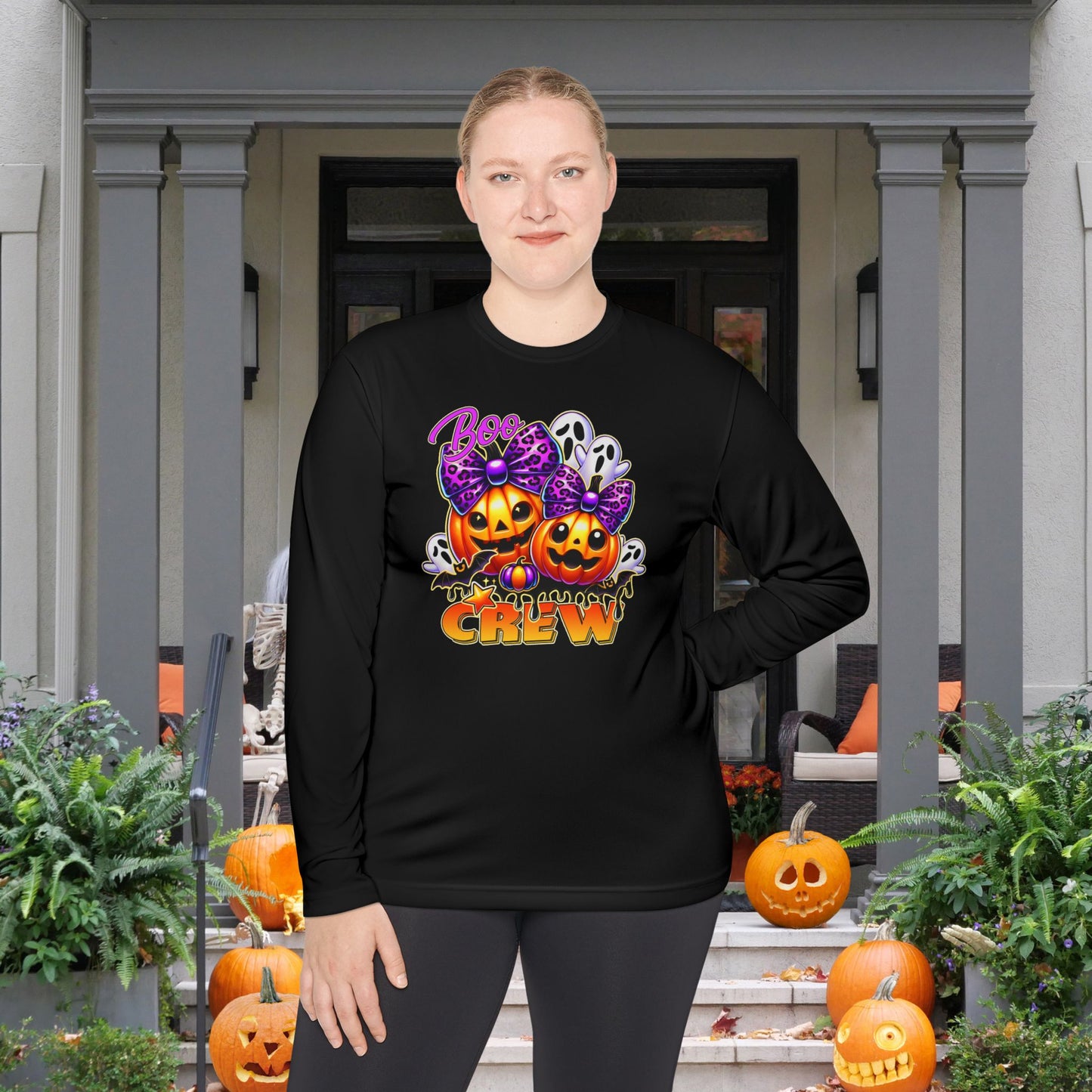Boo Crew Adult Long Sleeve Tee