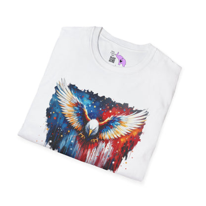 American Bald Eagle in Flight Adult T-shirt