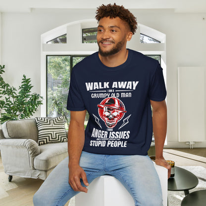Walk Away I Am A Grumpy Old Man... Adult T-shirt