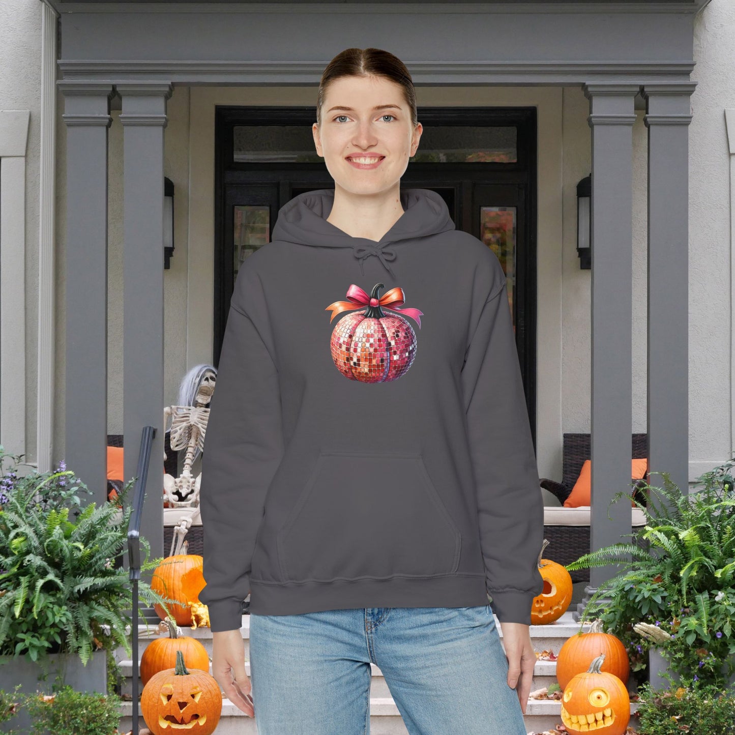 Disco Pumpkin Heavy Blend™ Hooded Sweatshirt