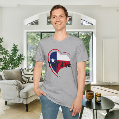 Texas Y'all'd've Adult T-shirt
