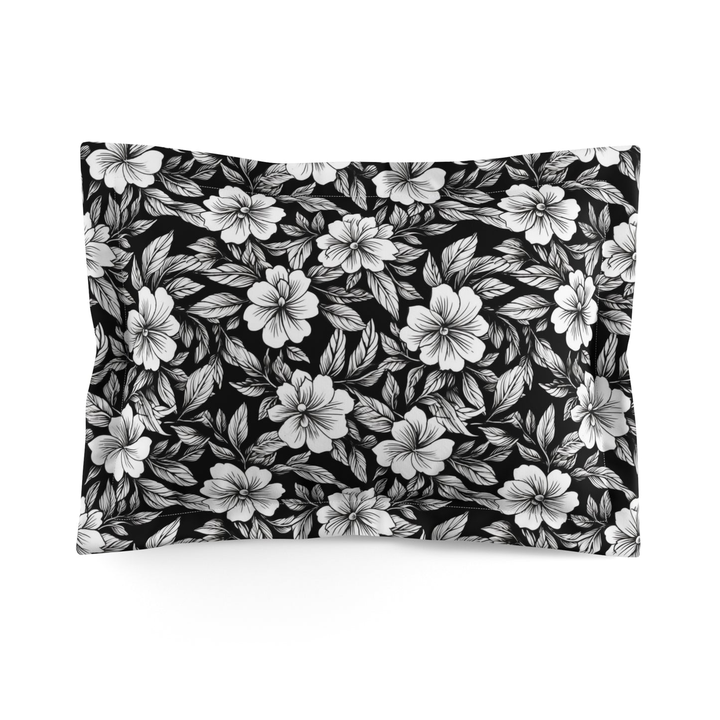 Monochrome Paradise Bloom Basic Bedding Set