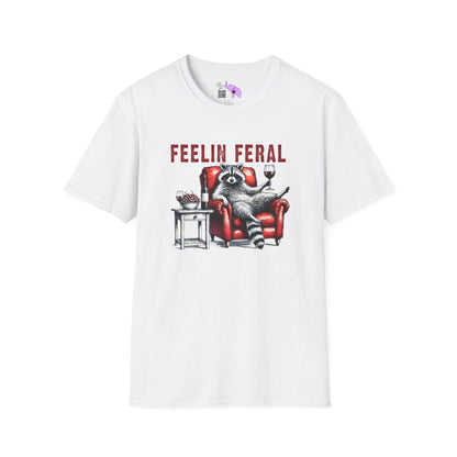 Feelin Feral (Racoon) Adult T-shirt