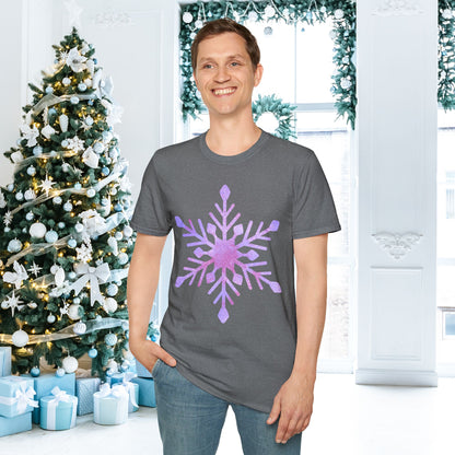 Large Snowflake Adult T-shirt