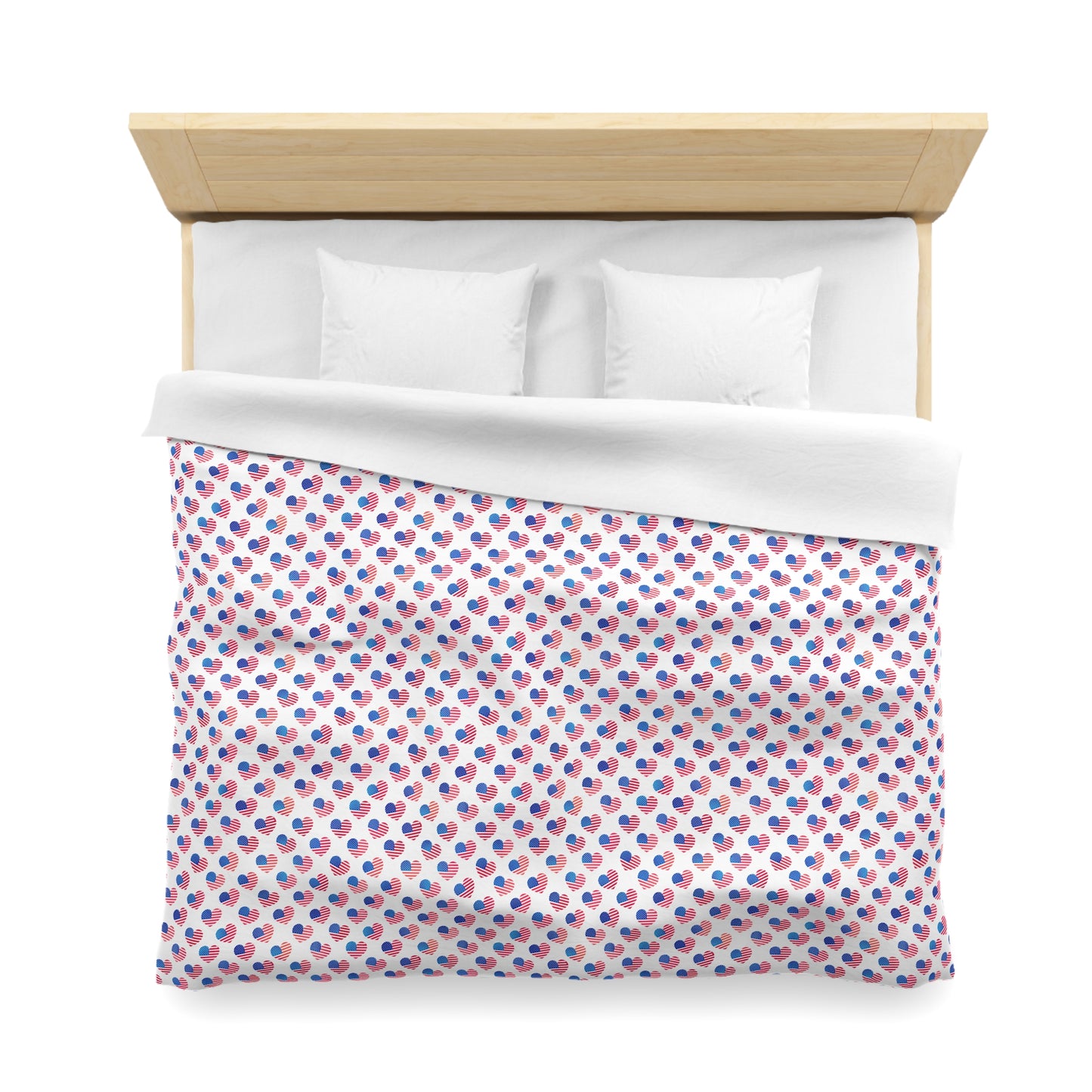Hearts of Freedom Microfiber Duvet Cover