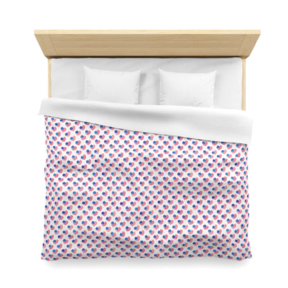 Hearts of Freedom Microfiber Duvet Cover