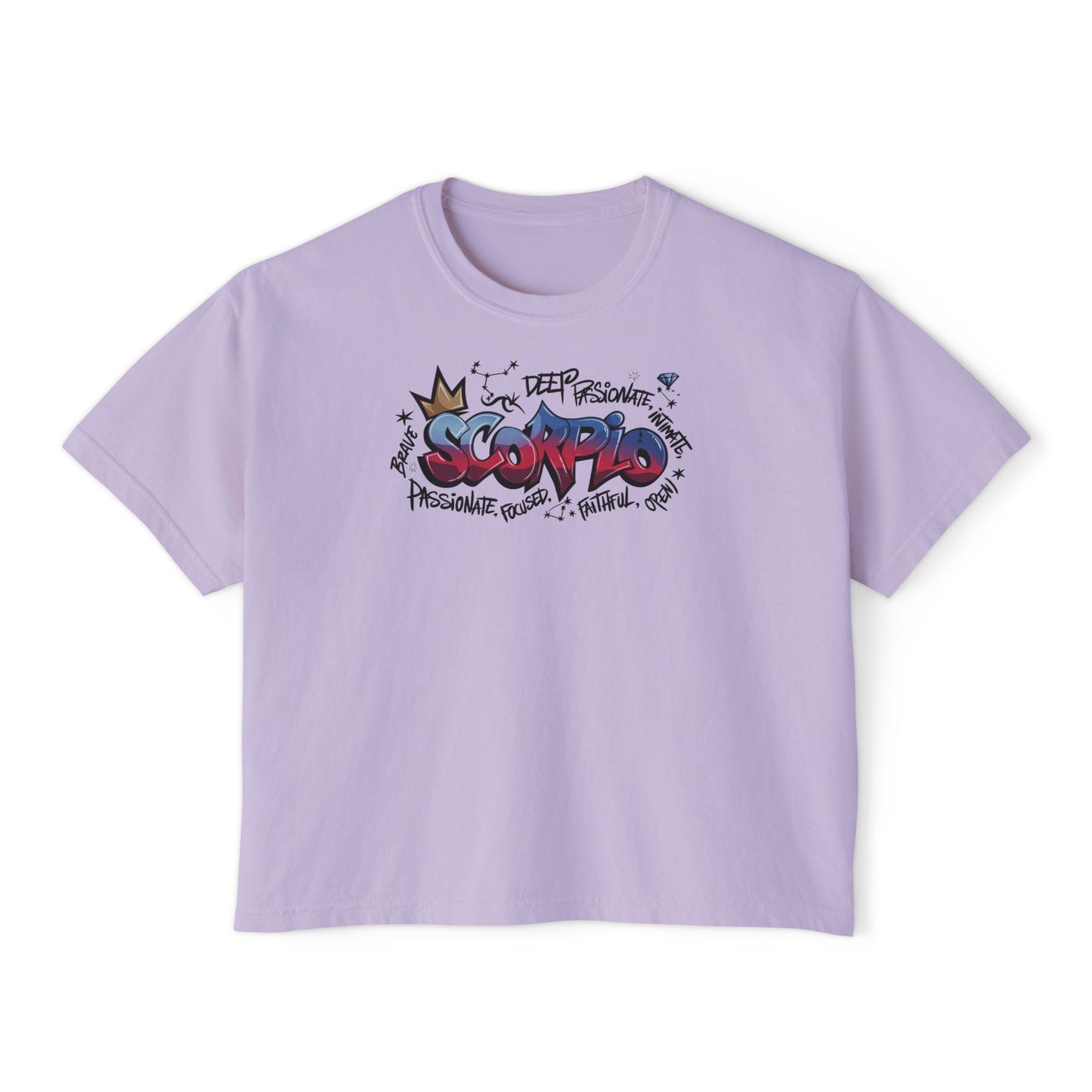 Scorpio Street Art Women's Boxy Tee