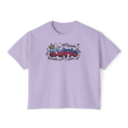 Scorpio Street Art Women's Boxy Tee