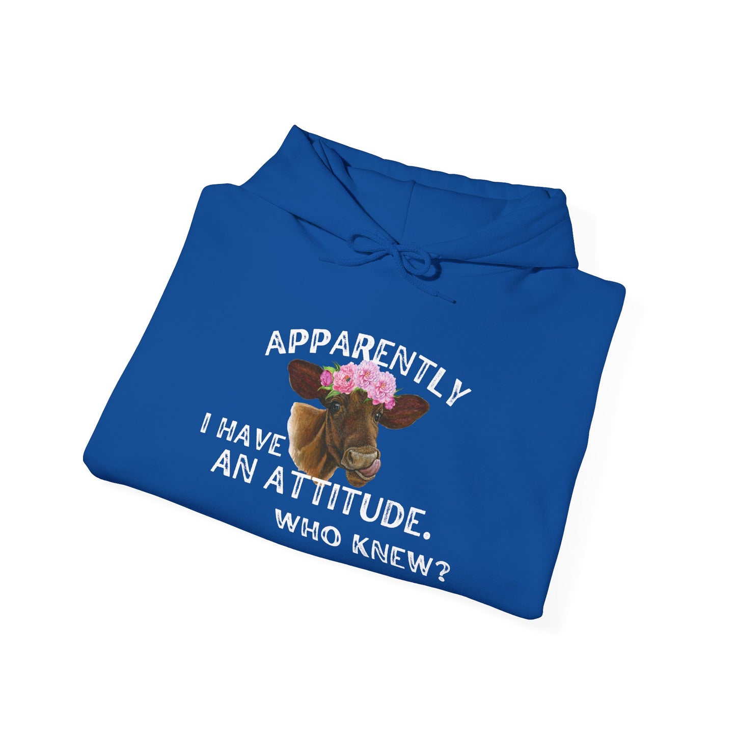 Apparently I Have An Attitude; Who Knew? Heavy Blend™ Hooded Sweatshirt