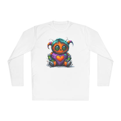 Patchwork Pumpkin Heart Adult Long Sleeve Tee