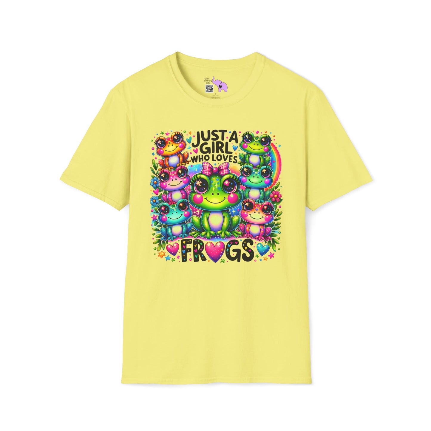 Just A Girl Who Loves Frogs Adult T-shirt