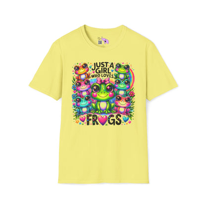 Just A Girl Who Loves Frogs Adult T-shirt