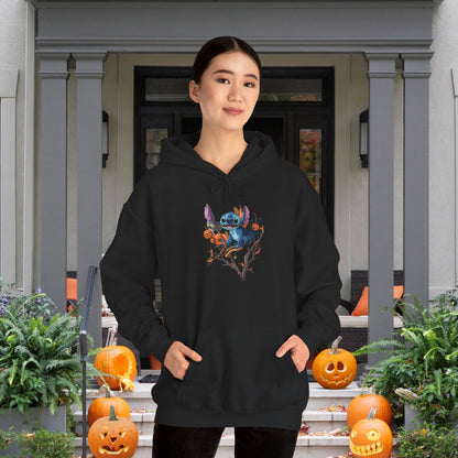 Spooky Stitch in Tree  Heavy Blend™ Hooded Sweatshirt