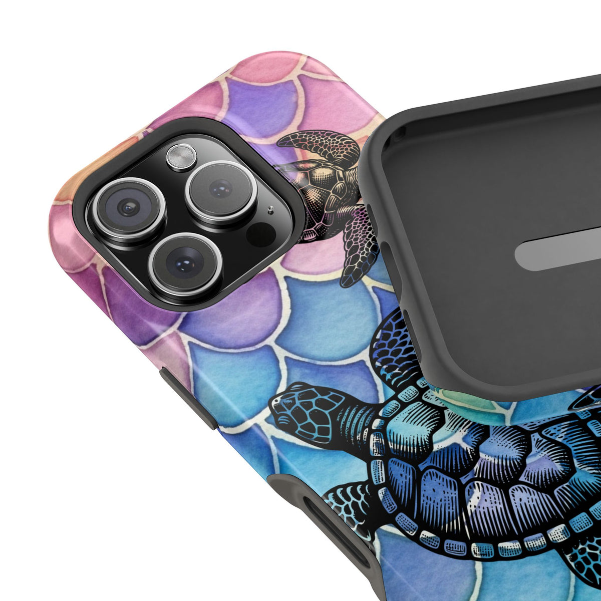 Sea Turtle Silhouette MagSafe® Compatible Tough Case for iPhone