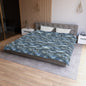 Snowdrift Sheer & Lace Microfiber Duvet Cover