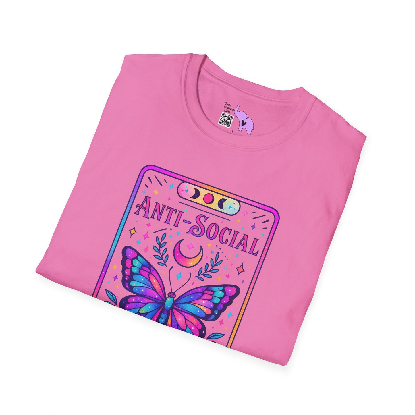 Antisocial Butterfly Adult T-shirt
