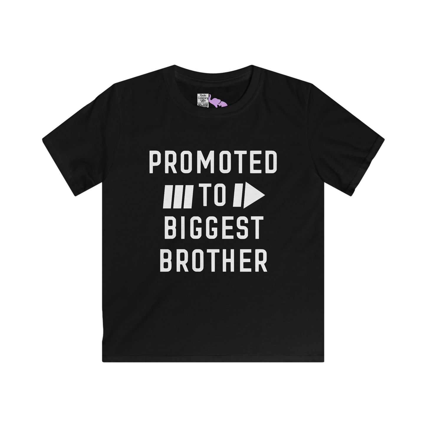 Promoted To Biggest Brother Youth Softstyle Tee