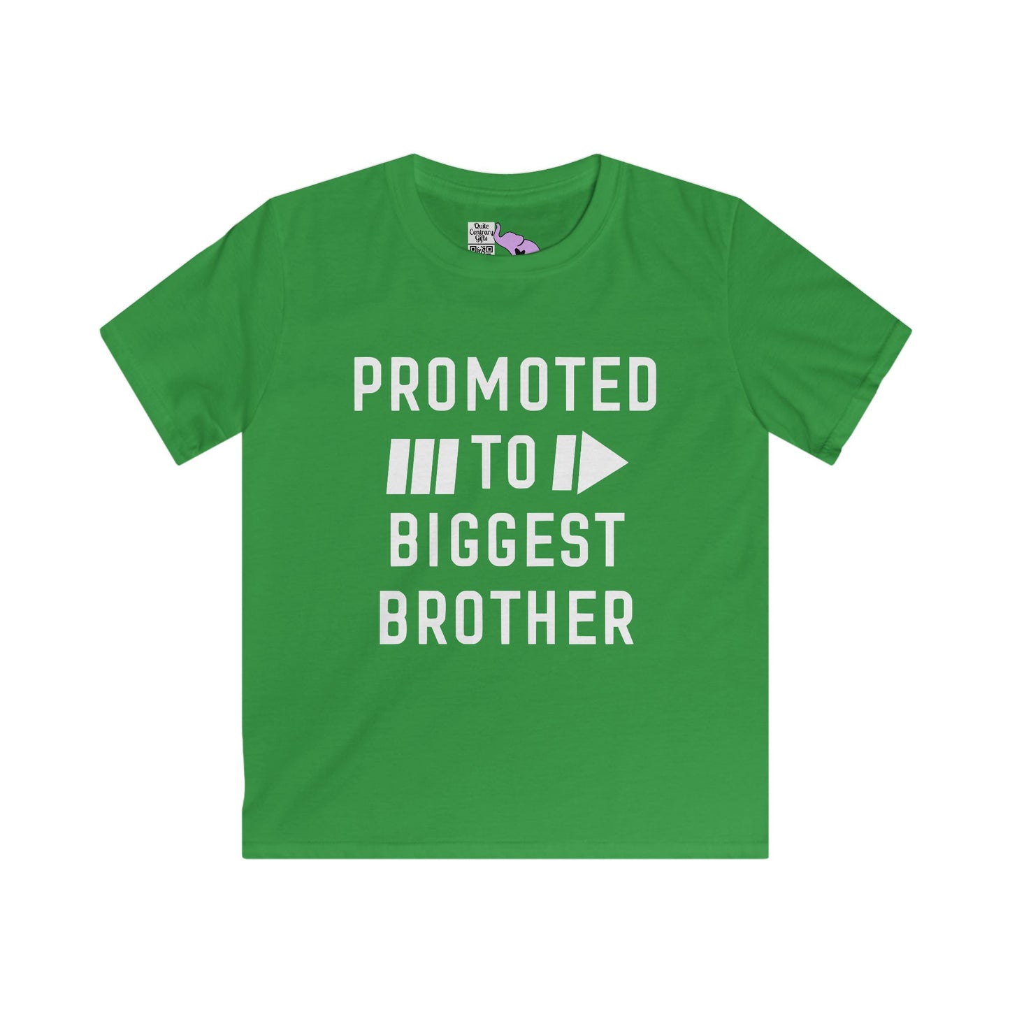 Promoted To Biggest Brother Youth Softstyle Tee