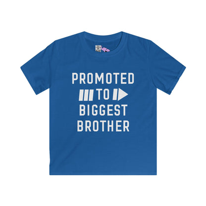 Promoted To Biggest Brother Youth Softstyle Tee