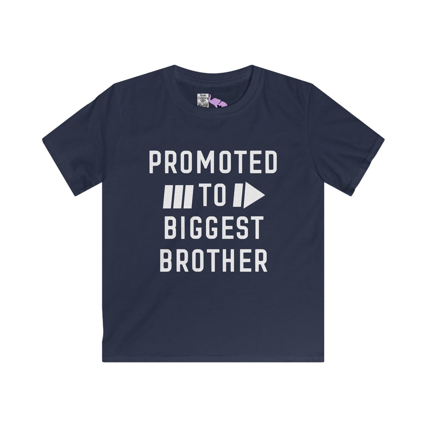 Promoted To Biggest Brother Youth Softstyle Tee