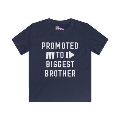 Promoted To Biggest Brother Youth Softstyle Tee