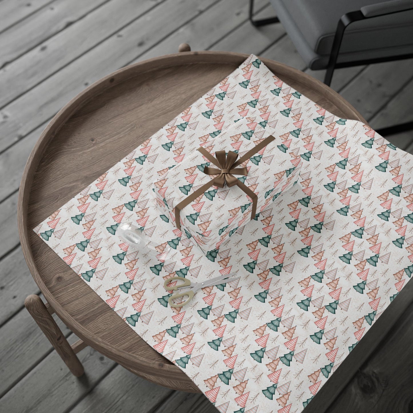 Merry Pines Wrapping Paper