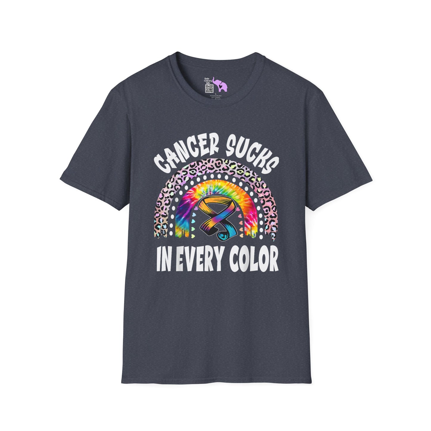 Fight Cancer in All Colors 18 Adult T-shirt
