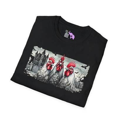 Spooky Chickens Adult T-shirt