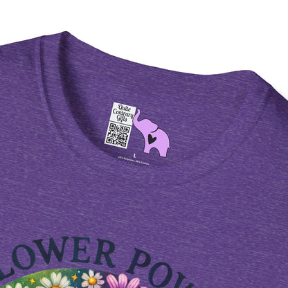 Flower Power Forever Adult T-shirt