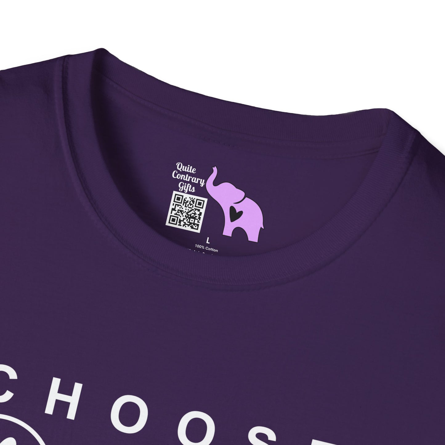 Choose Happy Smiley Faces Adult T-shirt
