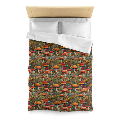 Enchanted Caps Microfiber Duvet Cover