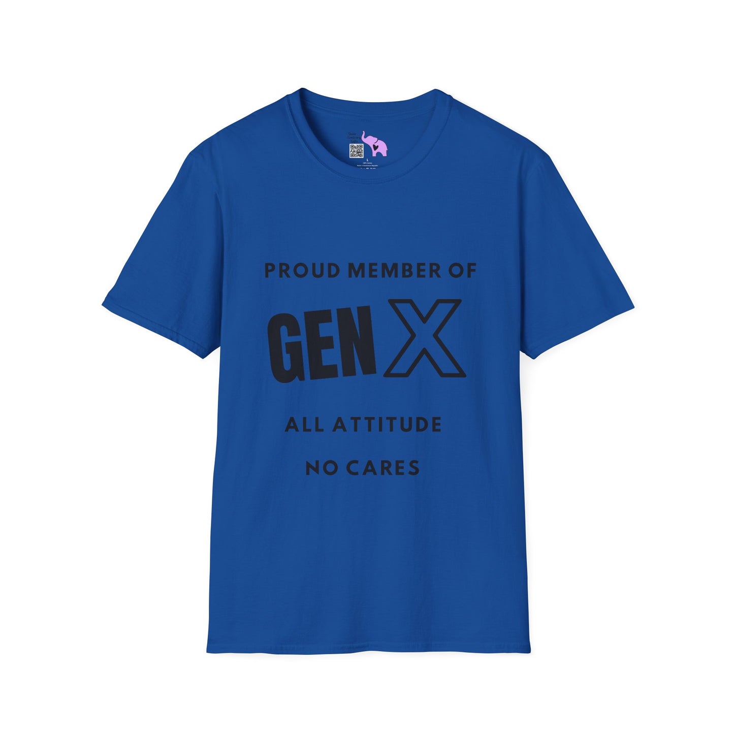 GenX All Attitude No Cares T-shirt