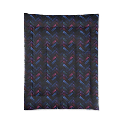 Velvet Angles Print Basic Bedding Set