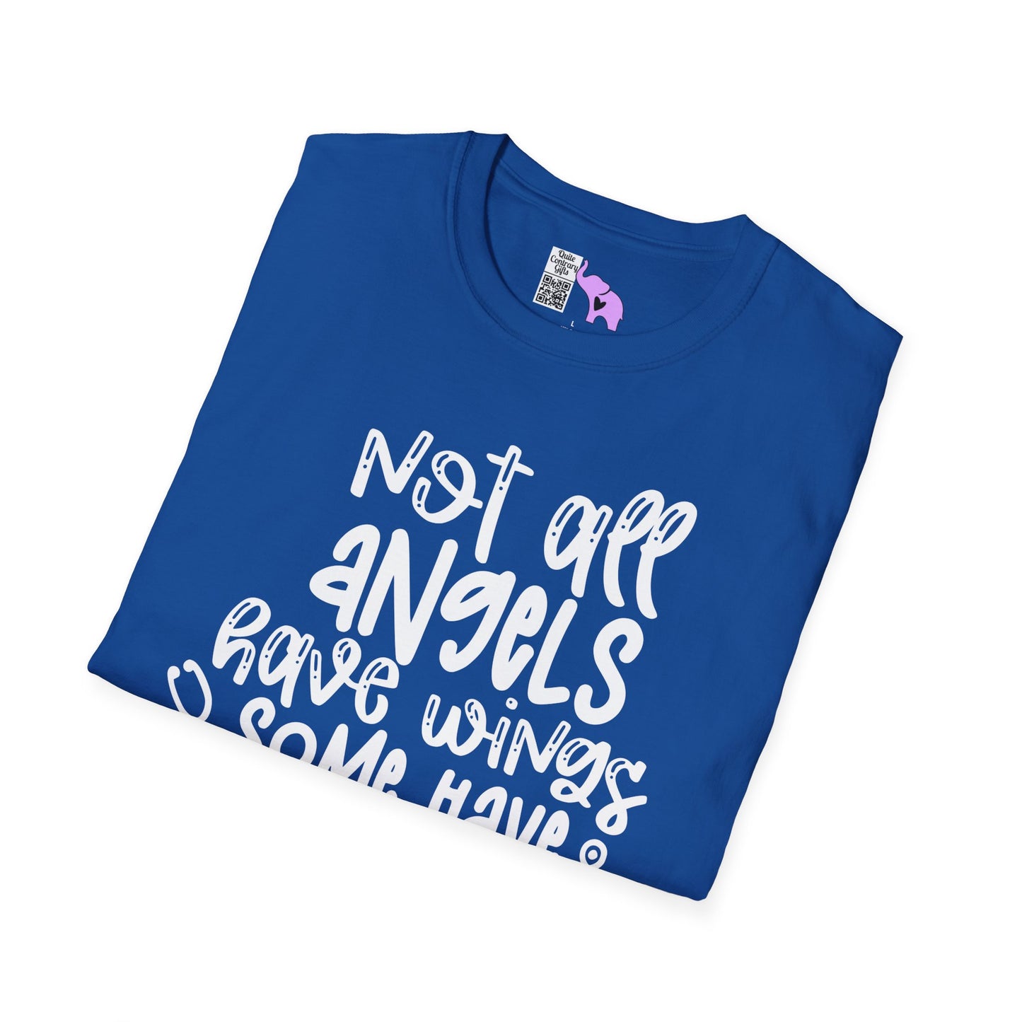 Not All Angels Wear Capes Some Wear Stethoscopes Adult T-shirt