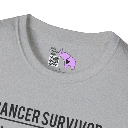 Cancer Survivor Nutrition Facts Adult T-shirt