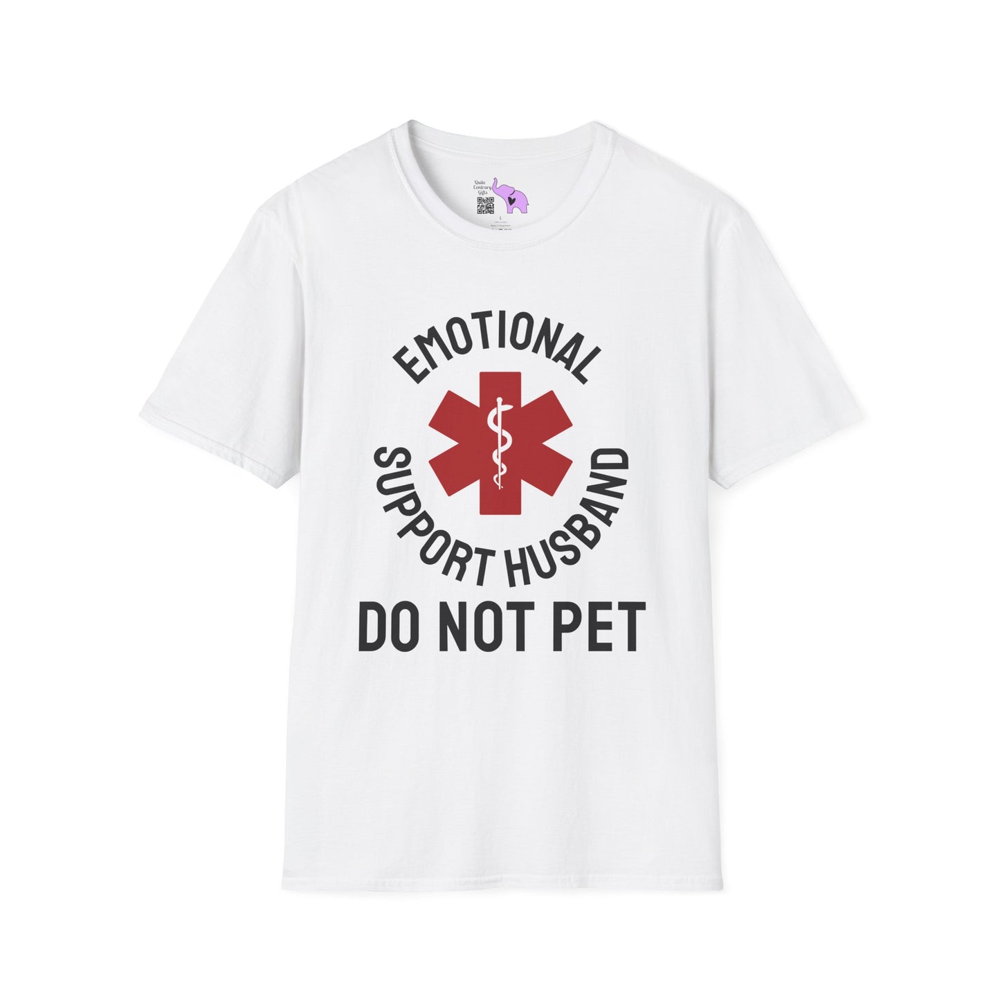 Emotional Support Husband Do Not Pet Adult T-shirt
