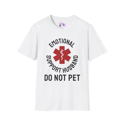 Emotional Support Husband Do Not Pet Adult T-shirt