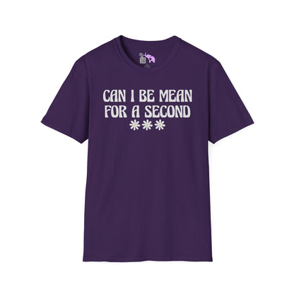 Can I Be Mean For A Second Adult T-shirt