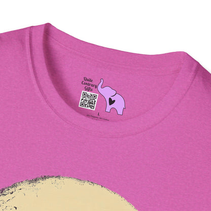 Bat Over Moon 2 Adult T-shirt