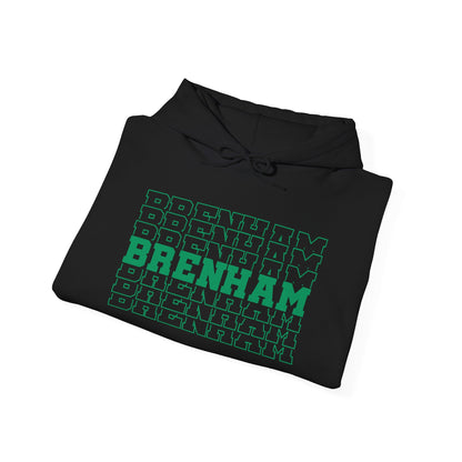 Brenham (Stacked) Adult Heavy Blend™ Hooded Sweatshirt