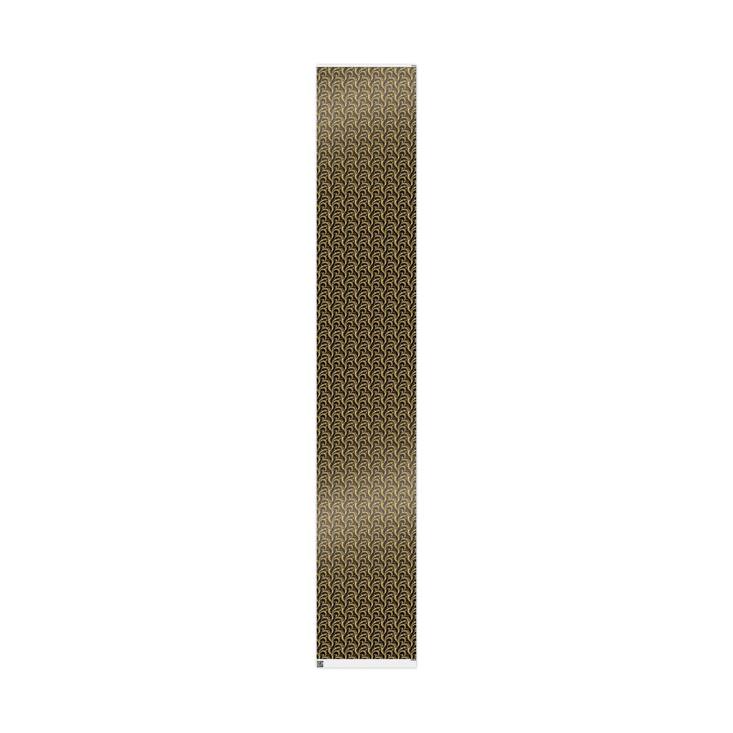 Black & Gold Luxe Swirl Wrapping Paper