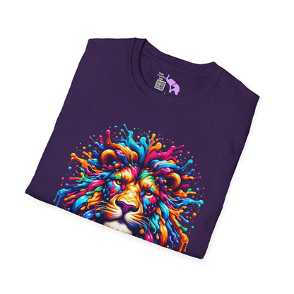 Colorful Lion Adult T-shirt