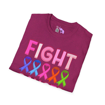 Fight Cancer in All Colors 6 Adult T-shirt