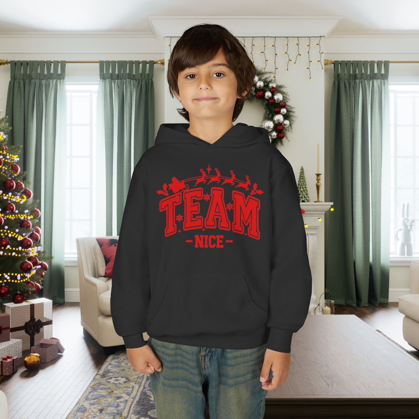 Team Nice Youth Heavy Blend Hoodie