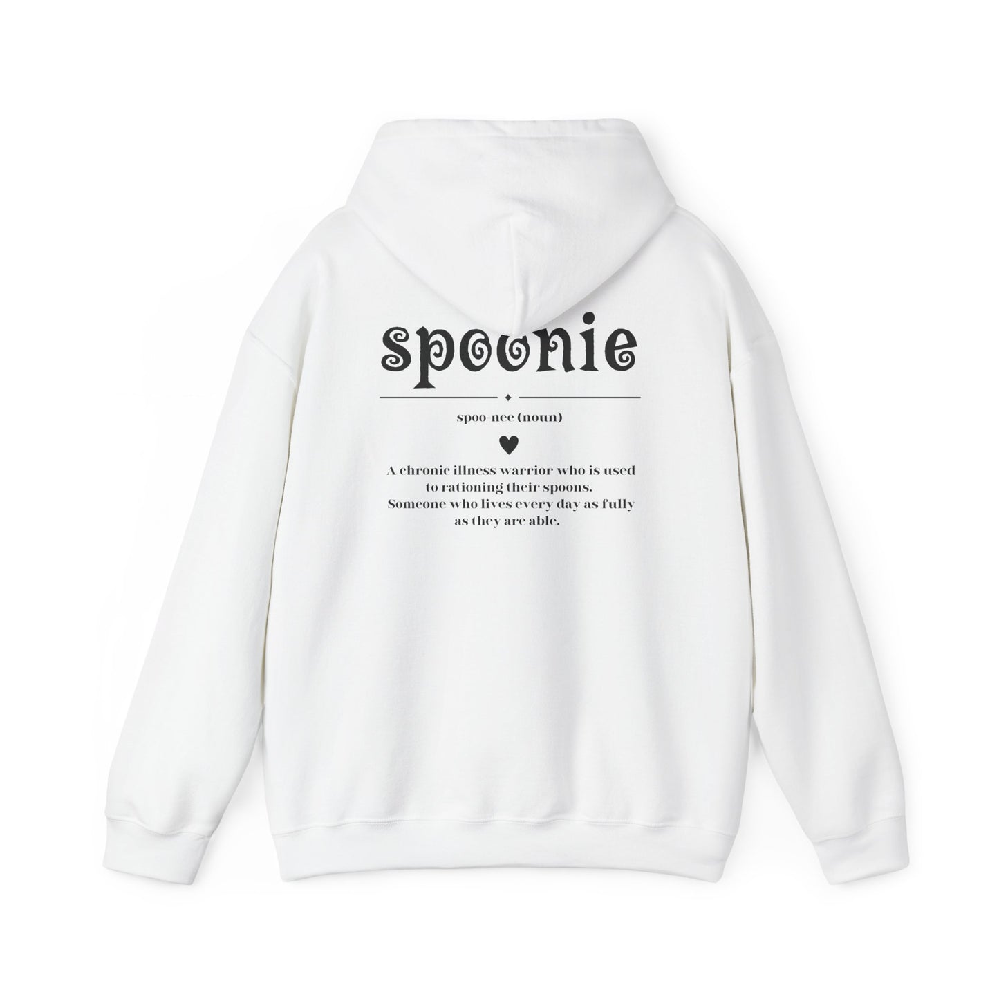 Spoonie Warrior Definition Heavy Blend™ Hooded Sweatshirt